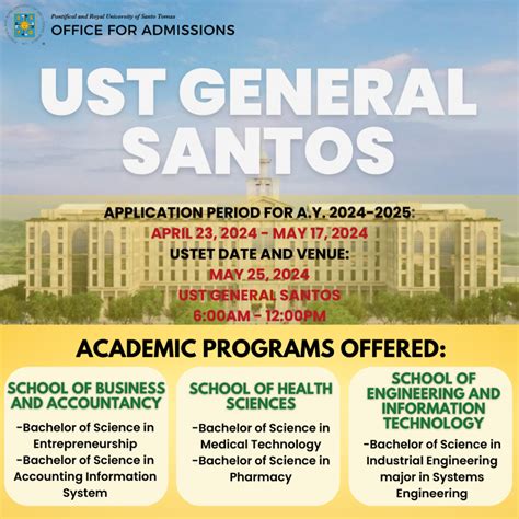 ust gensan courses offered|Courses Offered .